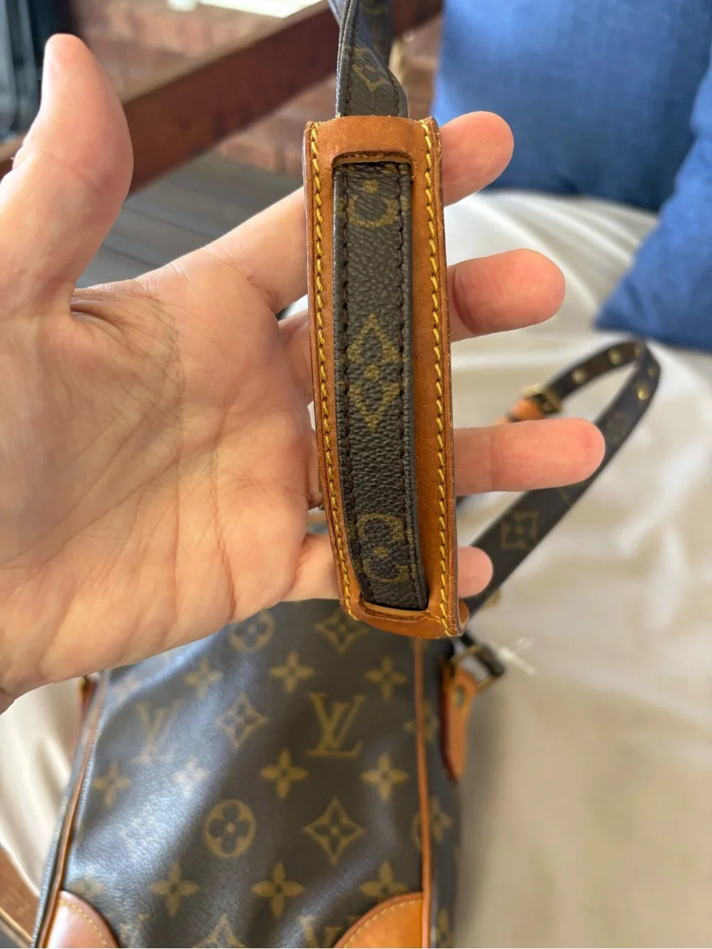Vintage Louis Vuitton Monogram Danube 21 Crossbody Bag SL8905 - Picture 8 of 13